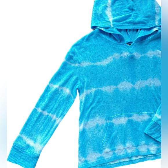 George Girls Blue Tie Dye Lightweight Long Sleeve Tee Shirt Size  7-8 - Picture 3 of 6